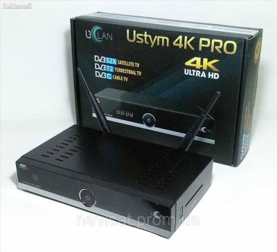 Сателитски ресивери uClan Ustym 4K PRO Enigma 2