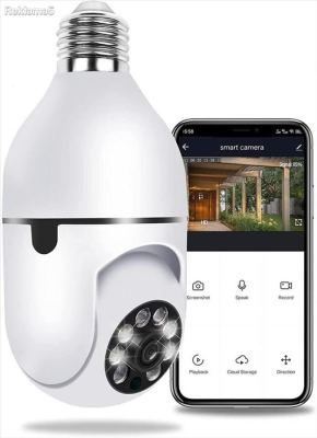 IP Sijalica Kamera na Fasonka - WiFi- Video Nadzor i Alarm