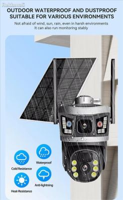 HD Solarna kamera so SIM karta + solaren panel